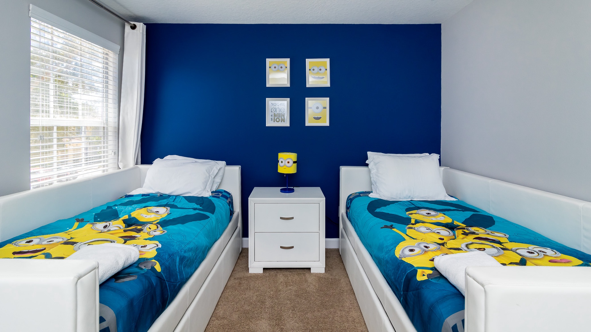 Second Floor Bedroom is all minions!