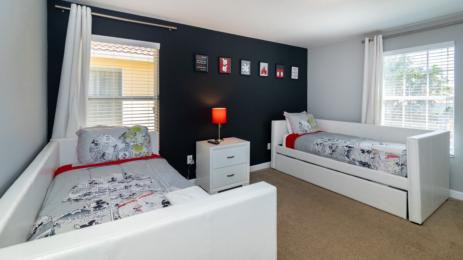 Mickey Mouse themed bedroom