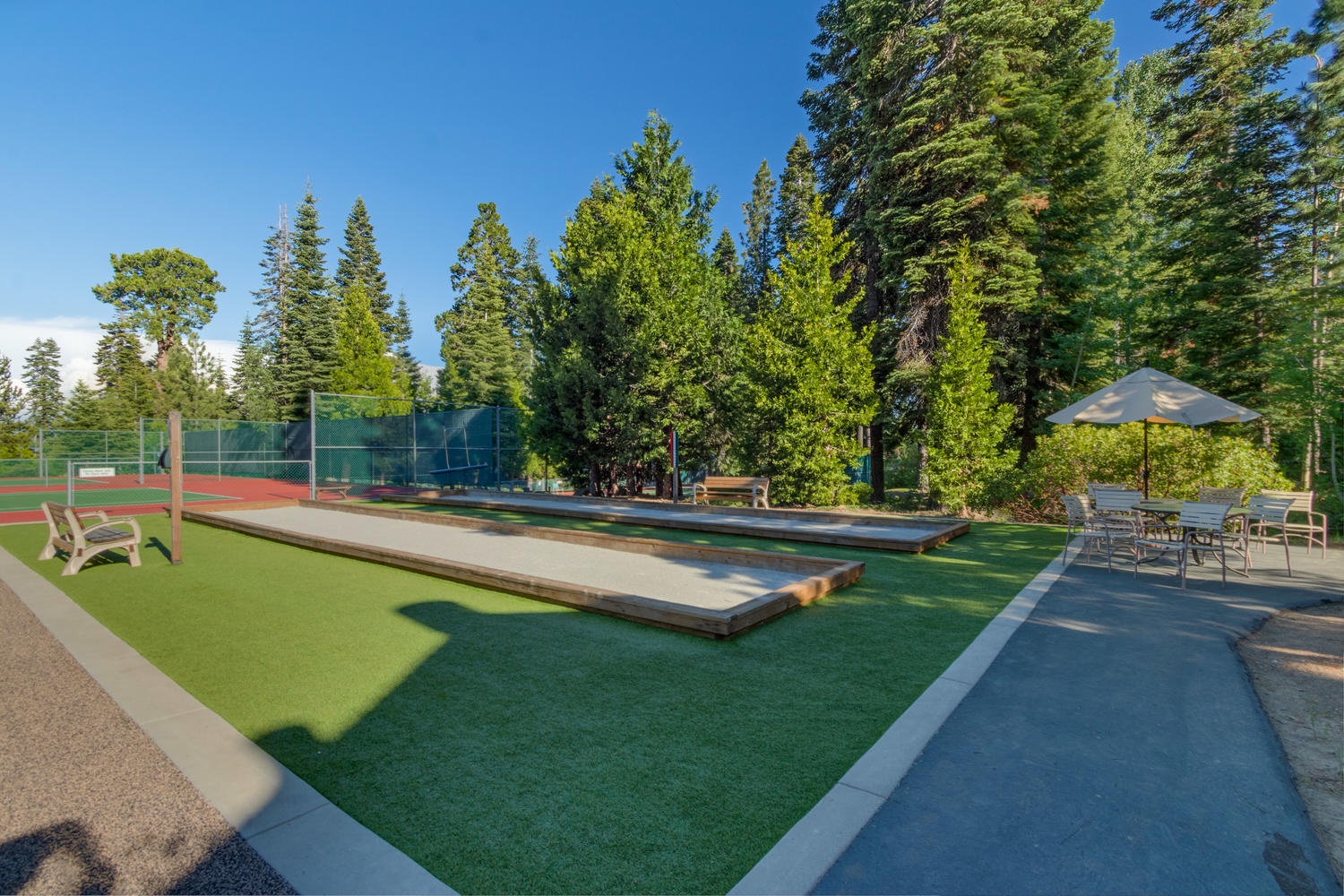 Bocce ball in condo HOA