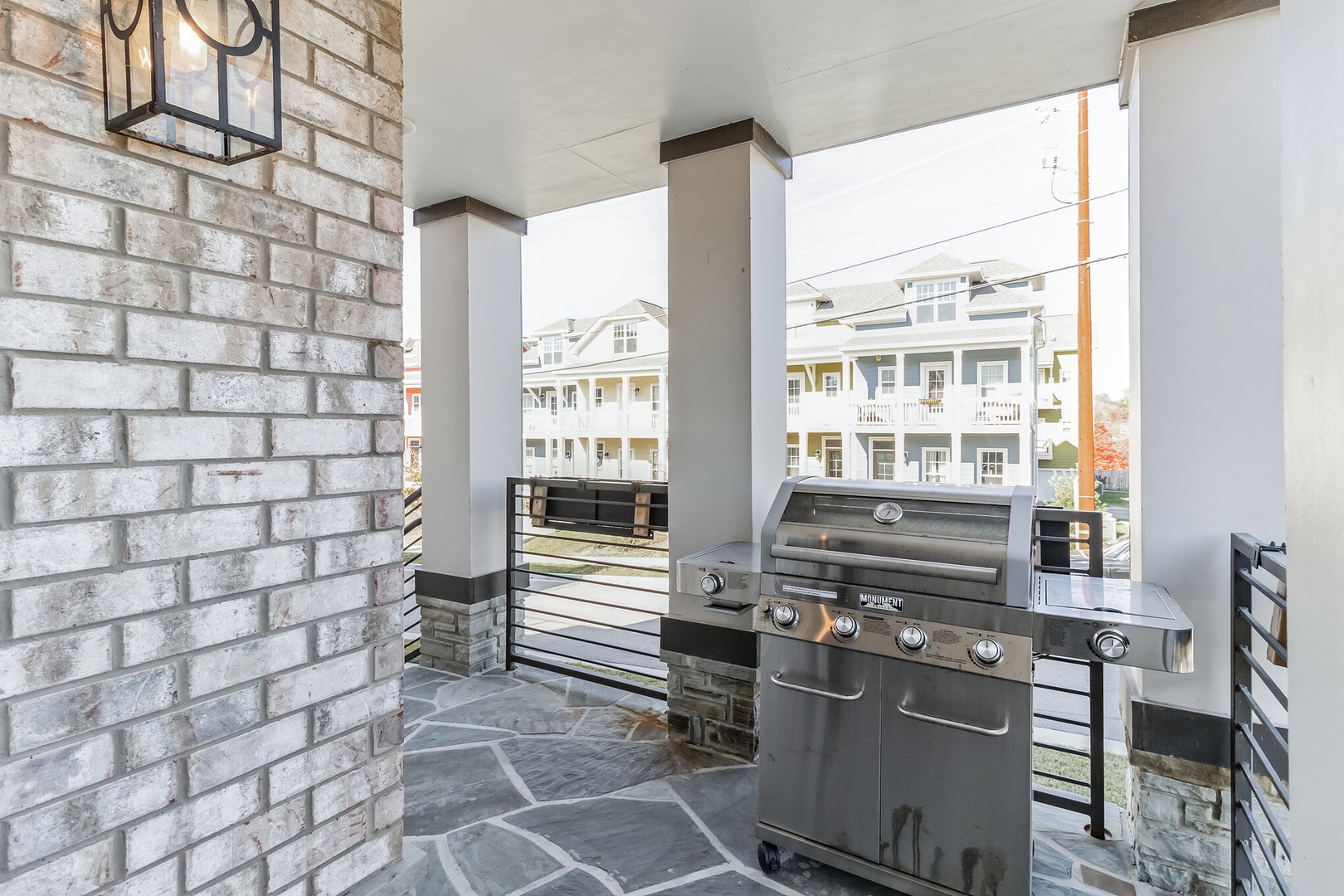 Relax on the front/side porch while you grill up a feast!