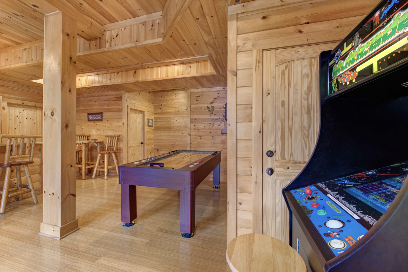 Game on! Unleash the fun in the ultimate lower-level game room oasis
