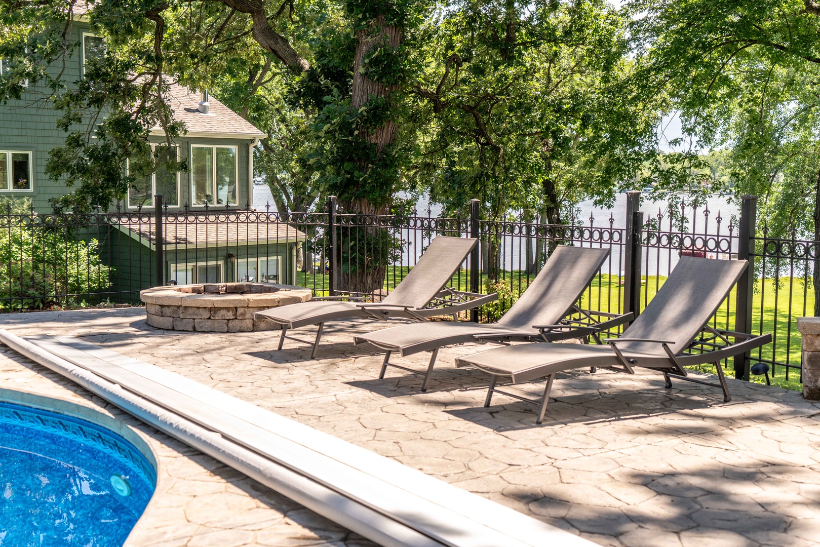 Take a dip in the serene private pool!