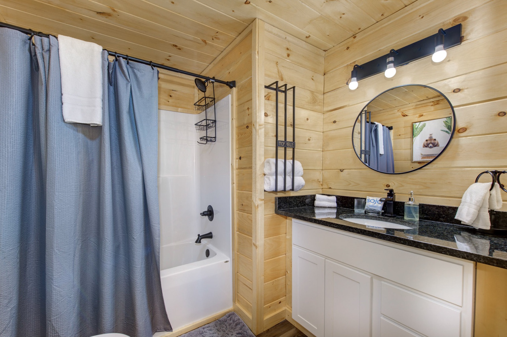 Relax in the comfort of this cozy full bathroom
