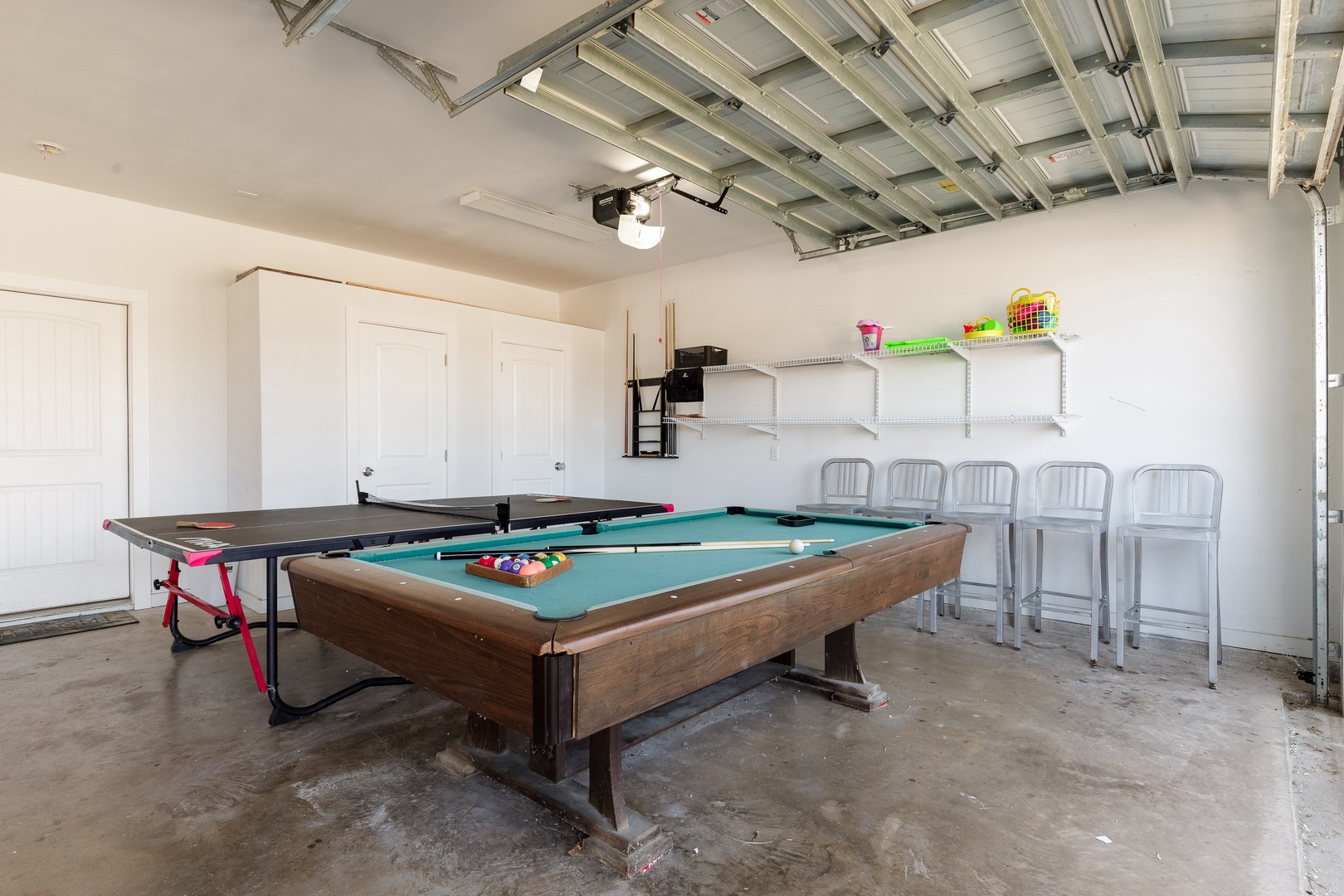 Pool Table and Table Tennis