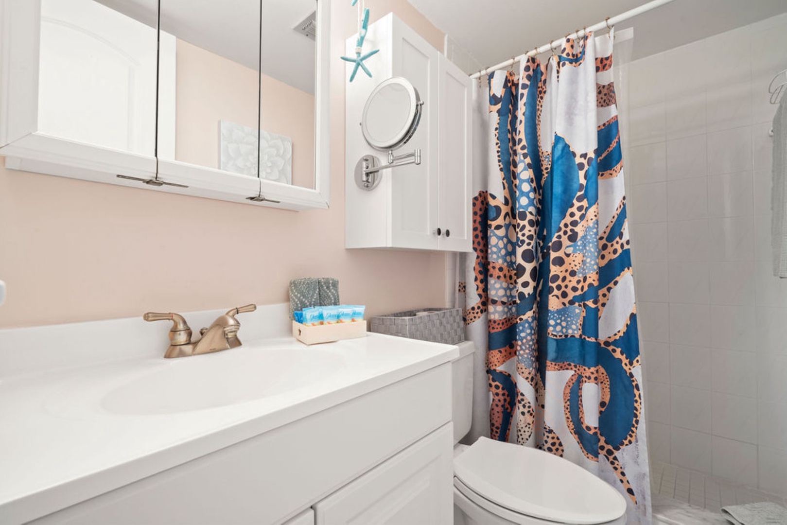 Ensuite bathroom with stand up shower