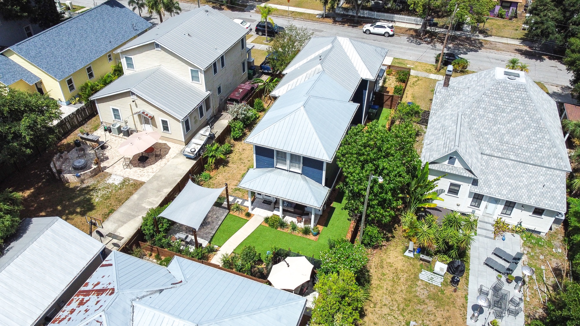 Aerial of The Villa