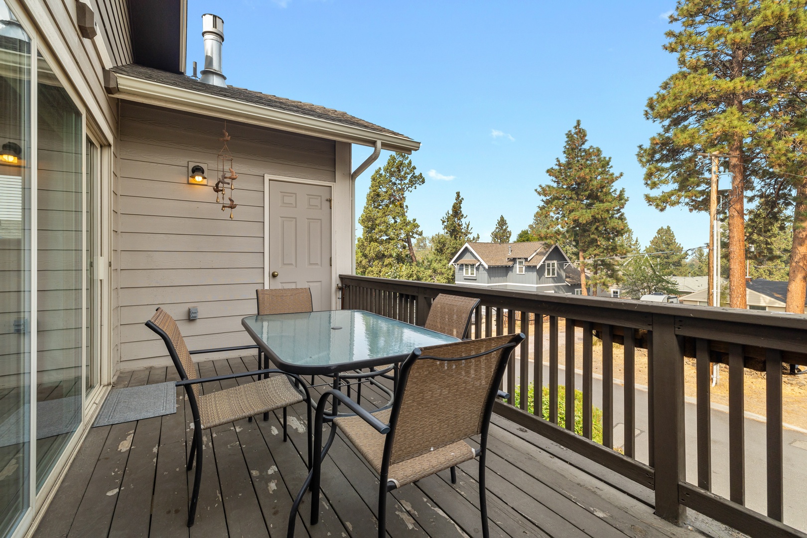 Dine al fresco or lounge the day away on the back deck
