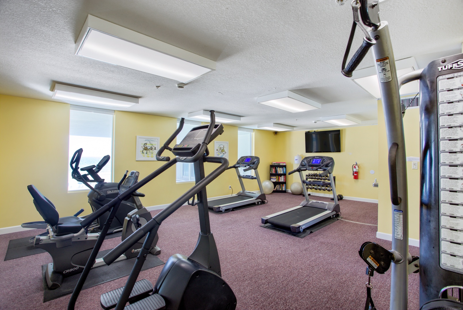 A well-equipped Fitness Room is available for your stay