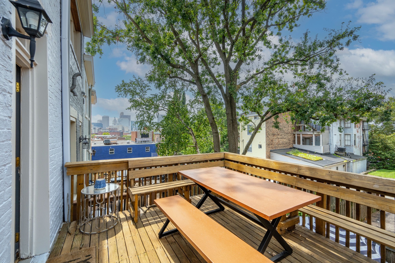 Lounge the day away or dine alfresco on the sunny back deck