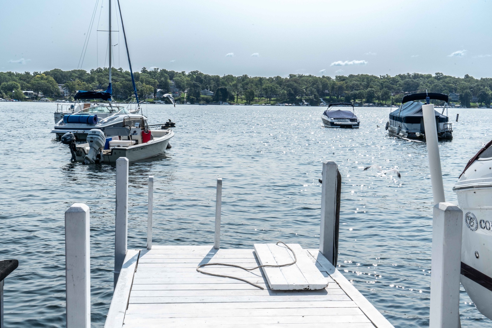 Anchor your thoughts and enjoy the calm at the dock