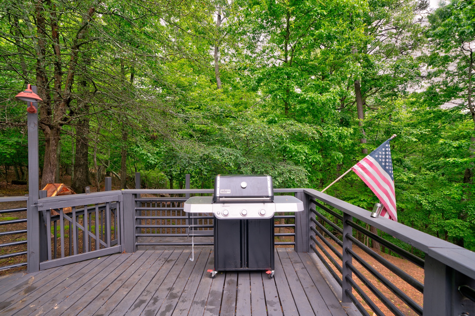 Take in the fresh air on the deck while you grill up a feast