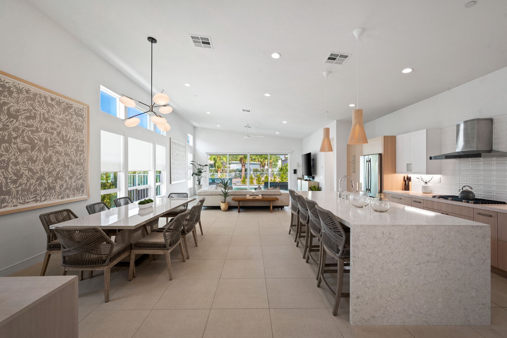 Open floor concept