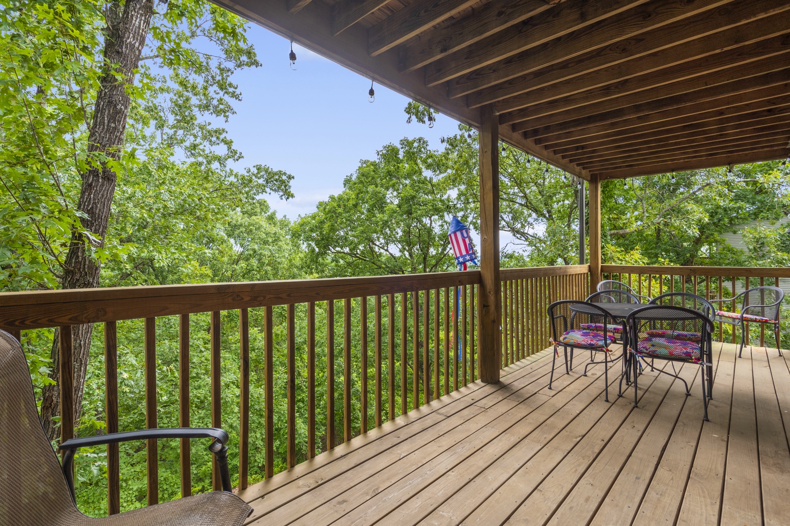 Lounge the day away or dine alfresco with amazing views on the deck?