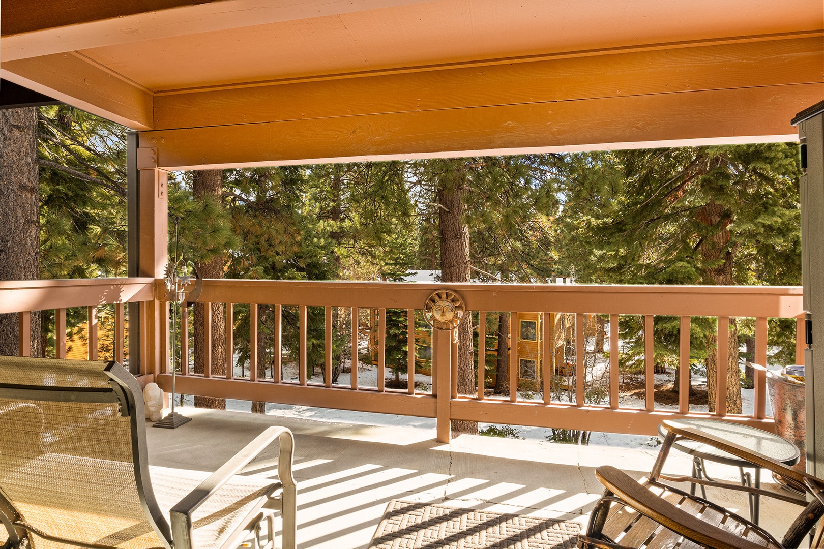 Lounge the day away on the balcony with views