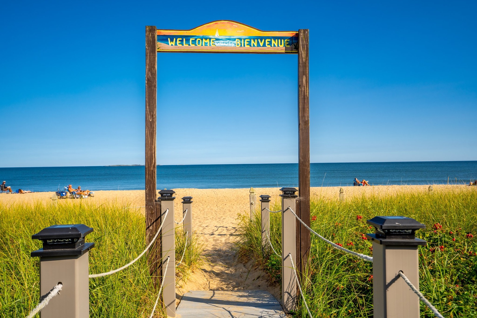 Walkway to the beach