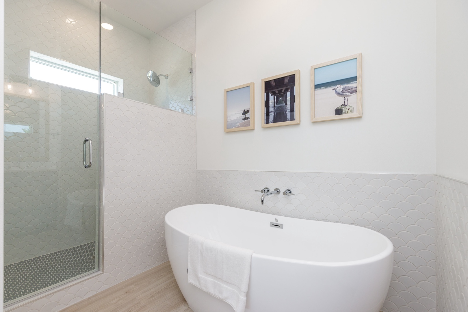 Soak your cares away in the luxurious king en suite