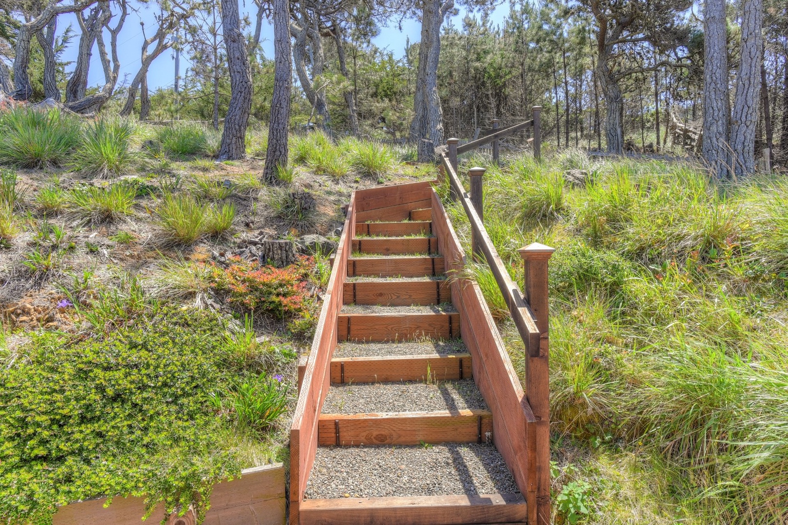 Staircase leading to Haven's Nest