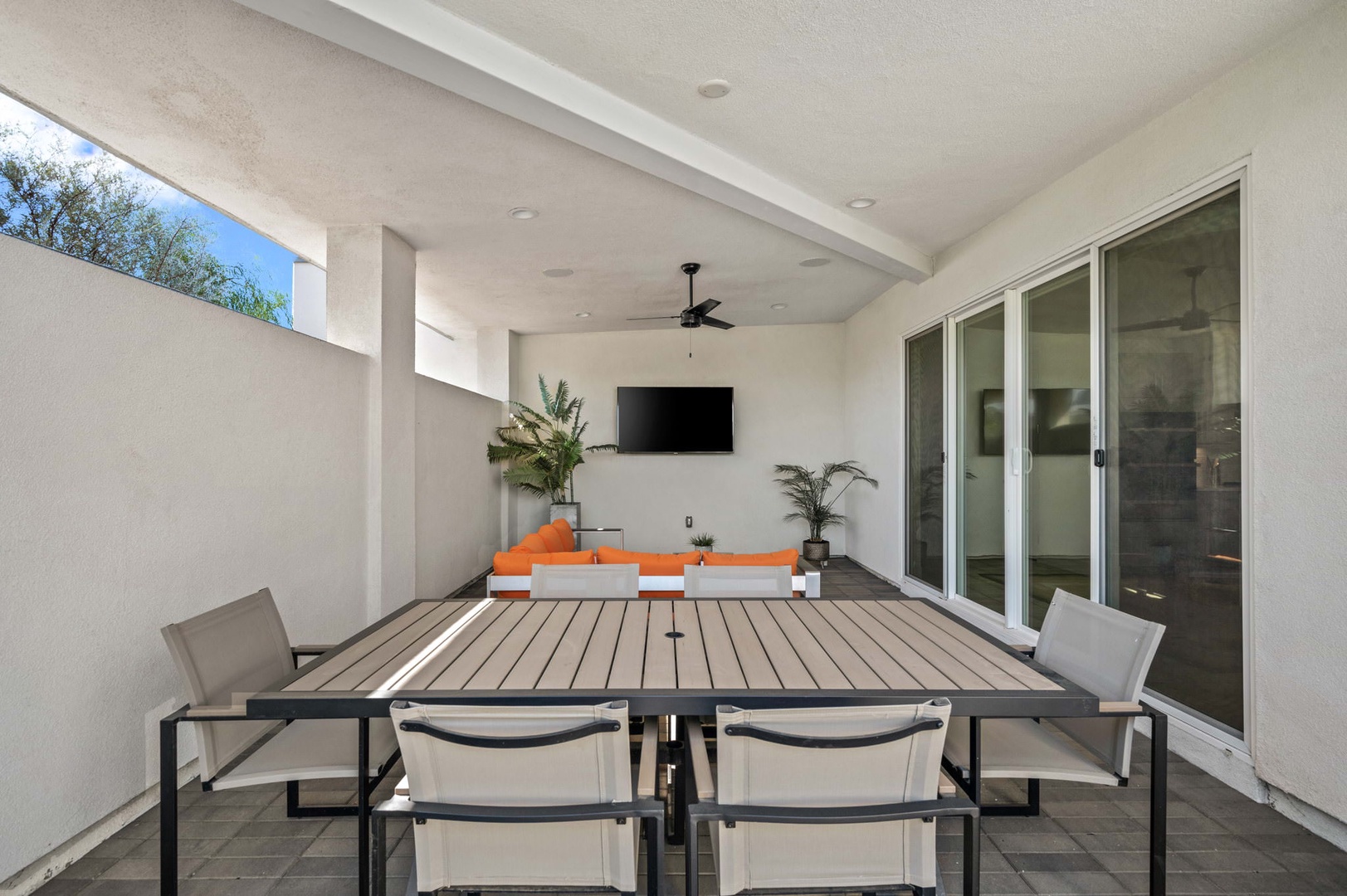 Covered outdoor patio