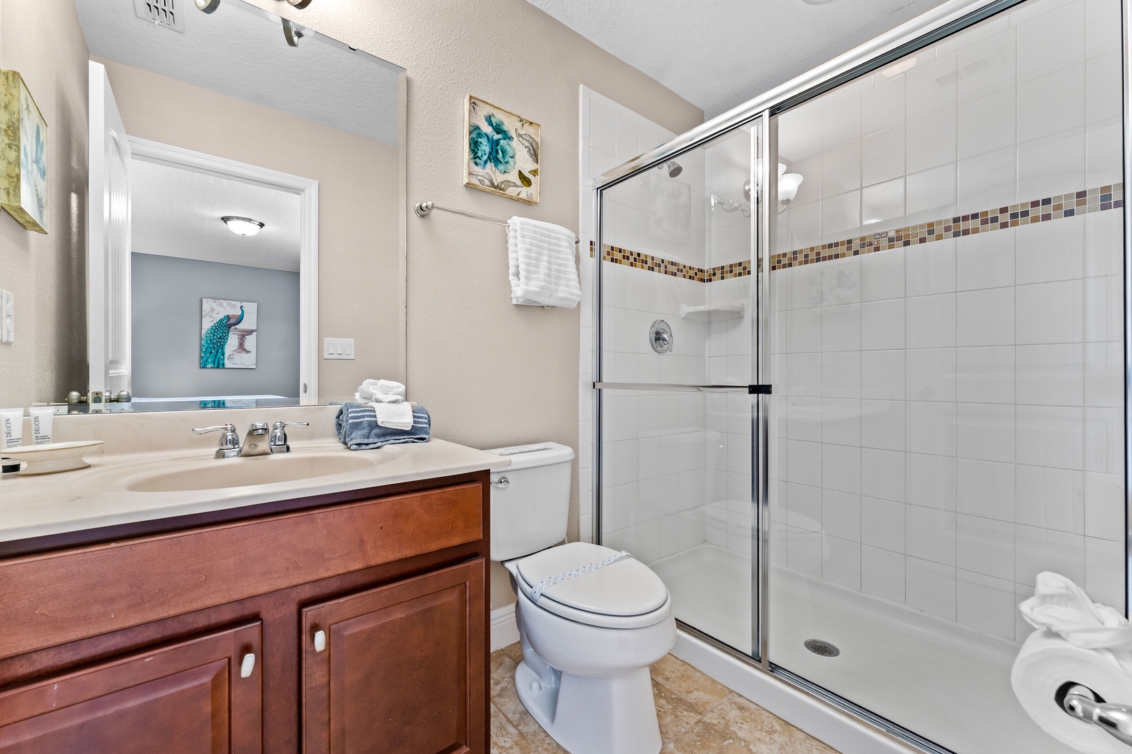 Ensuite bathroom with walk-in shower