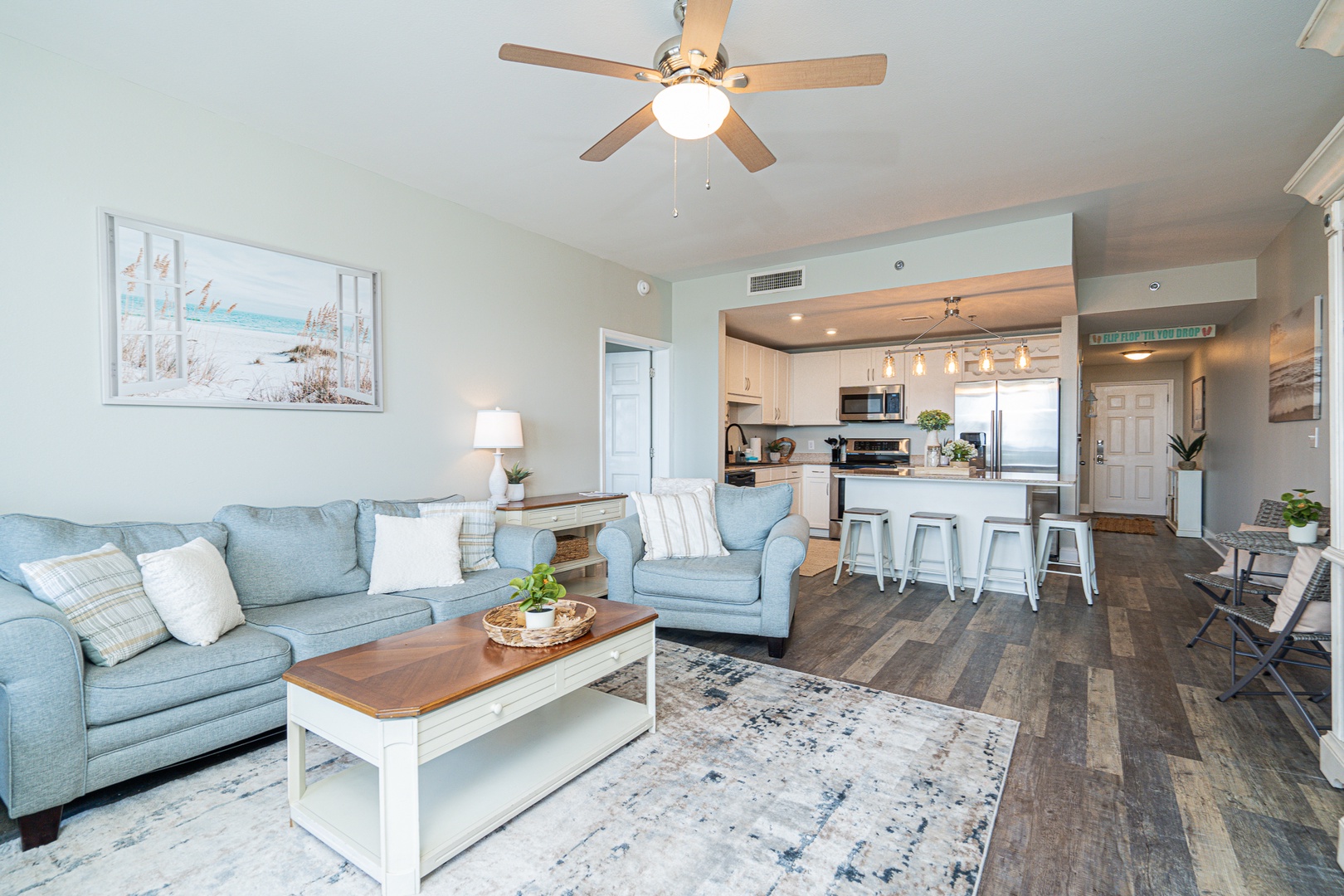 Enjoy the breezy, open layout of the main living spaces