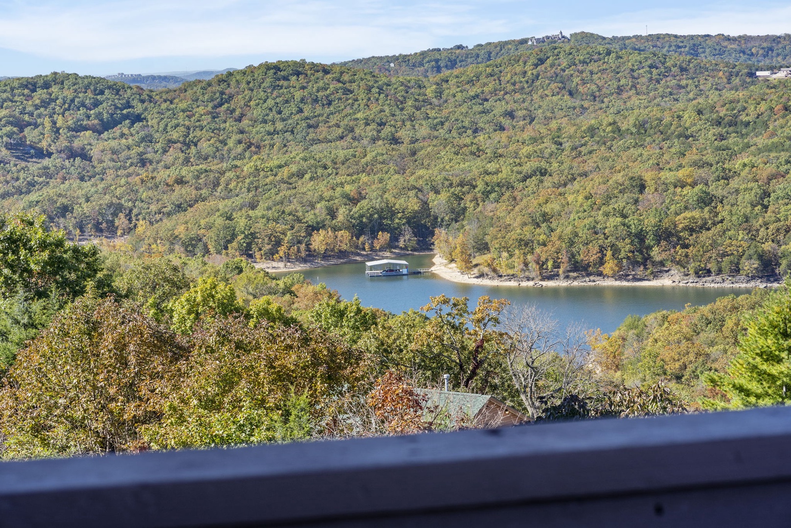 Soak in views of Table Rock Lake on the balcony!
