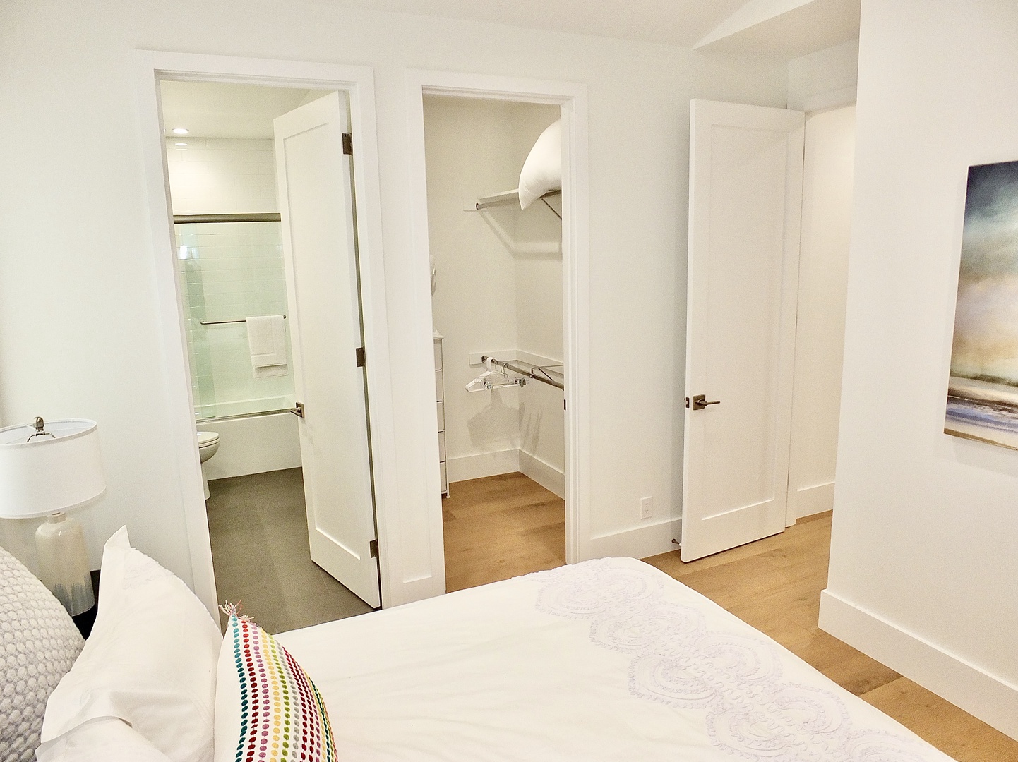 The final 2nd-floor suite offers a plush queen bed & private ensuite