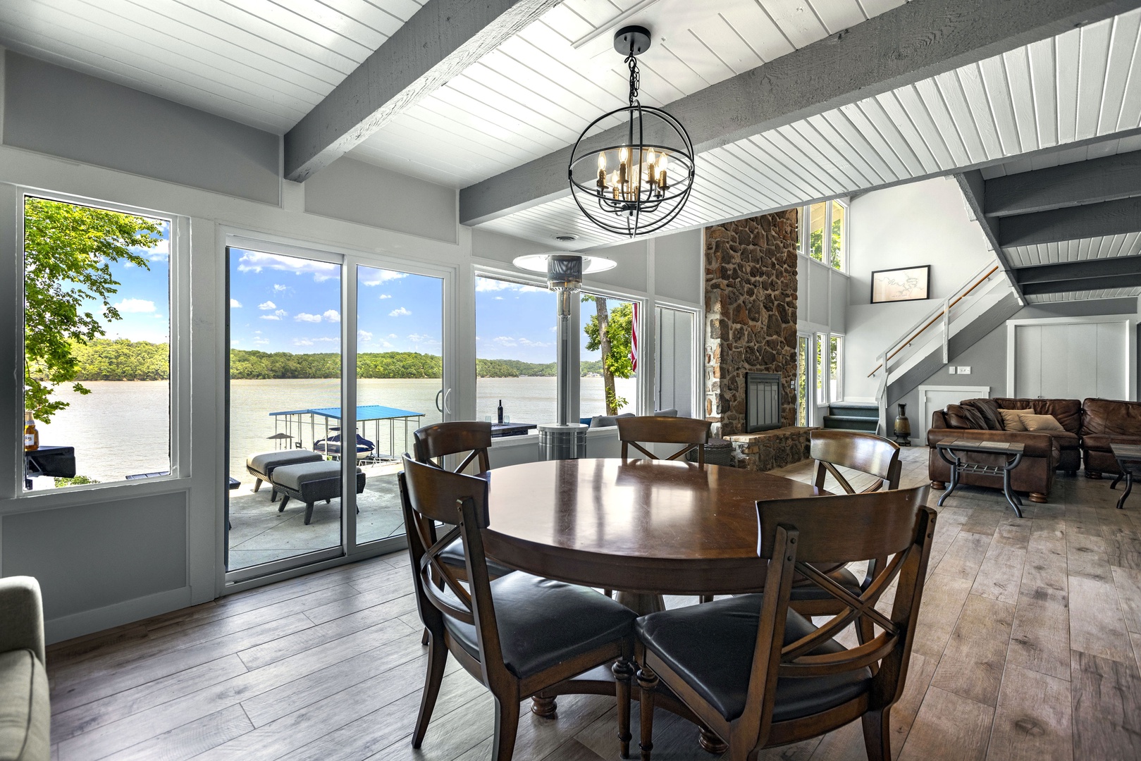 Open Concept Kitchen Area with Great Views