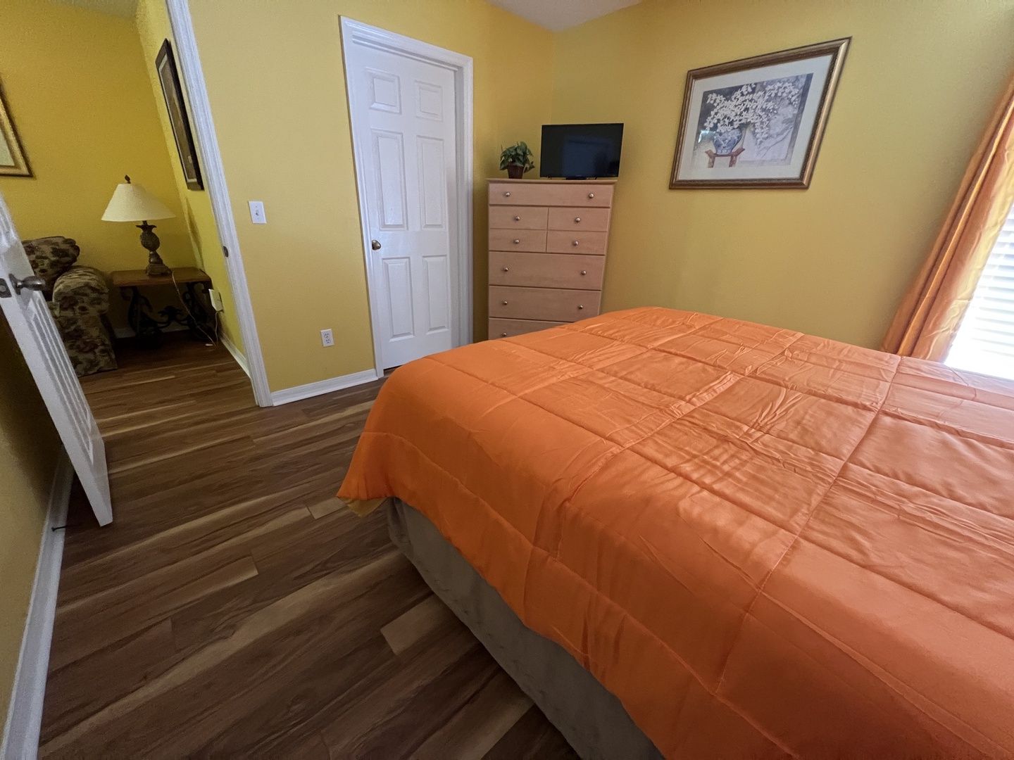 Bedroom 2 features a Queen bed with SmartTV