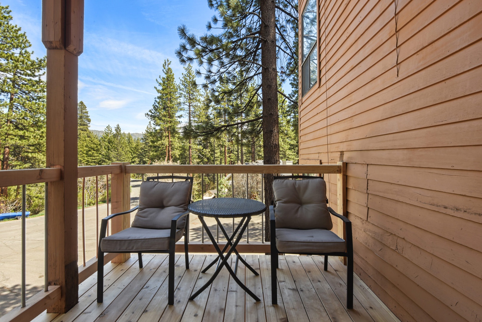 Enjoy nature out on the balcony