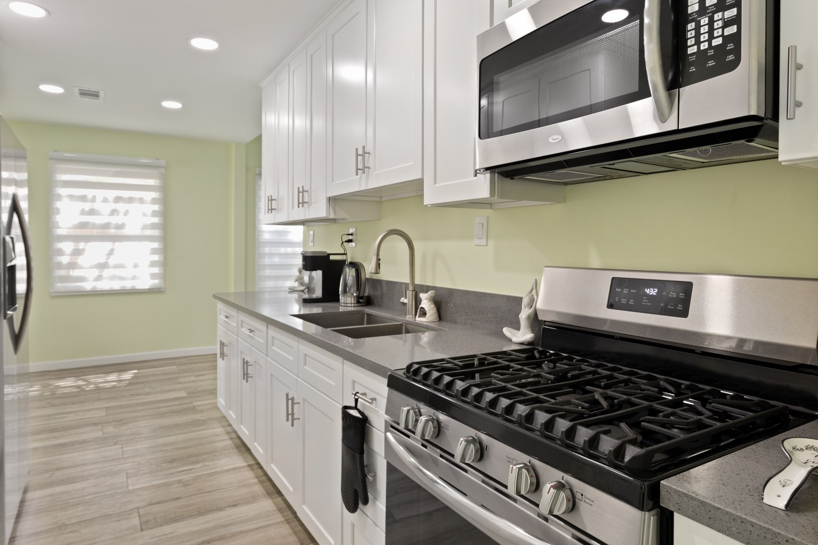 Kitchen is stocked with all your cooking needs