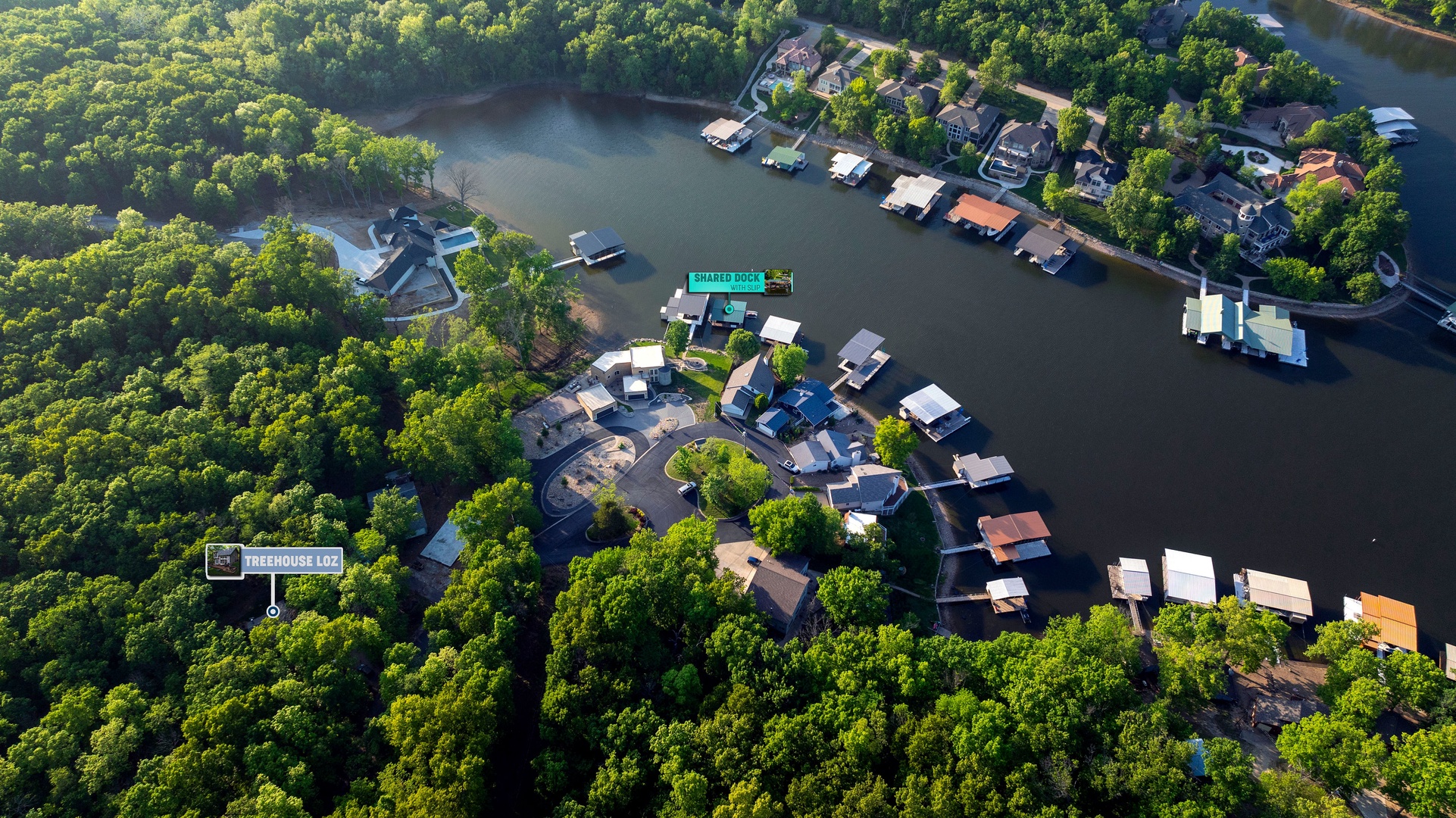 This exceptional home is just a short walk away from the water and shared dock