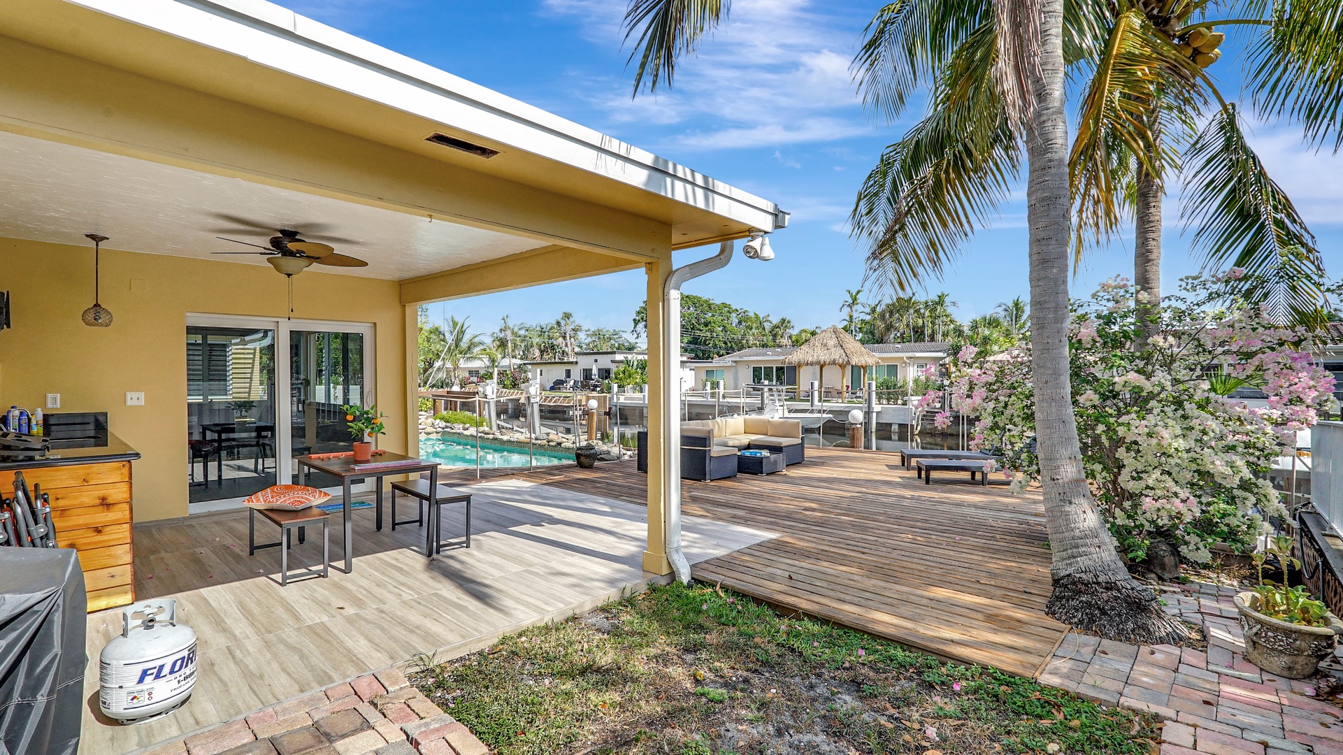 Patio with outdoor seating