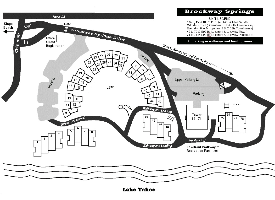 Brockway Springs Map