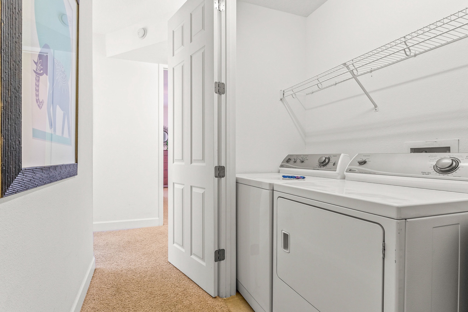 Private laundry available for your stay