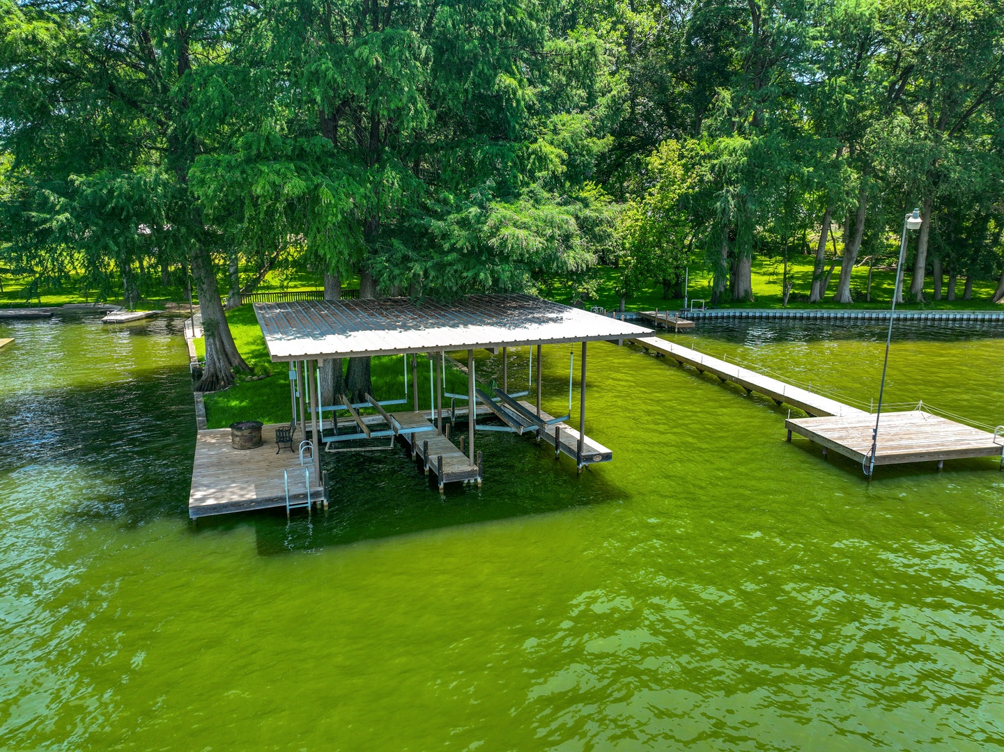 Welcome to Dunlap Cabin, where land ends and the water begins