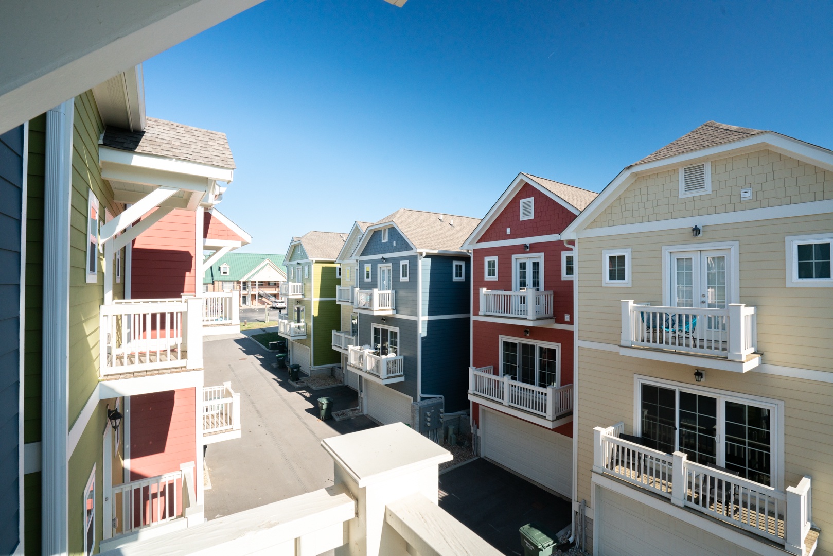 Take in the gorgeous views from the 3rd floor balcony