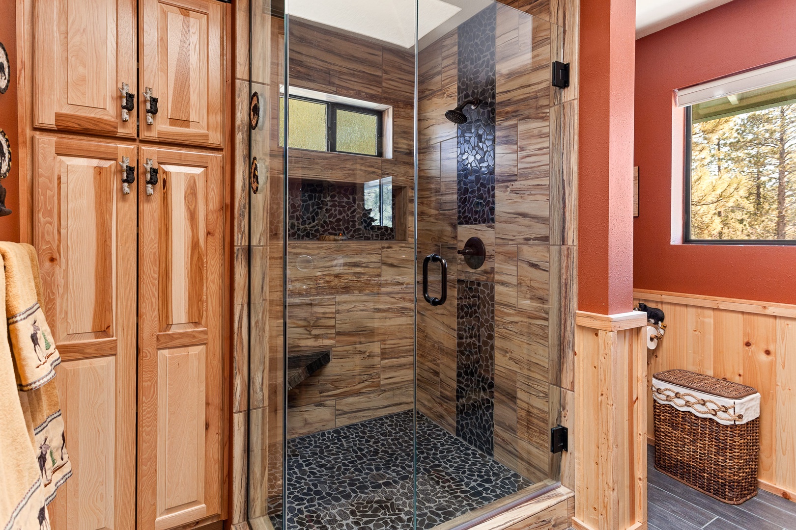 Bathroom #1 with Shower  En-Suite to Bedroom #1