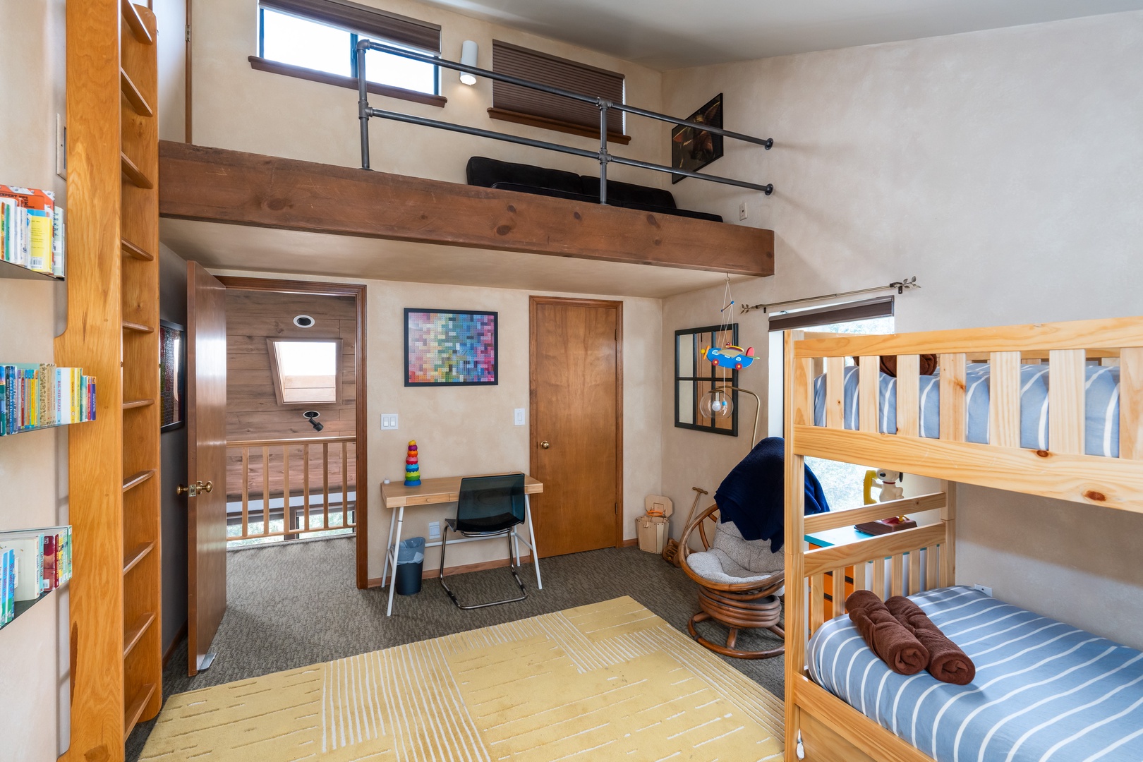 Bedroom 3 with a twin and twin bunks