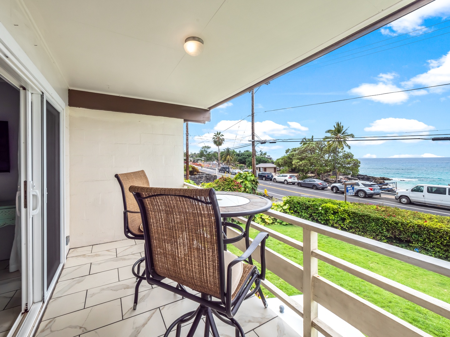 Indulge in the ocean view from the secluded lanai