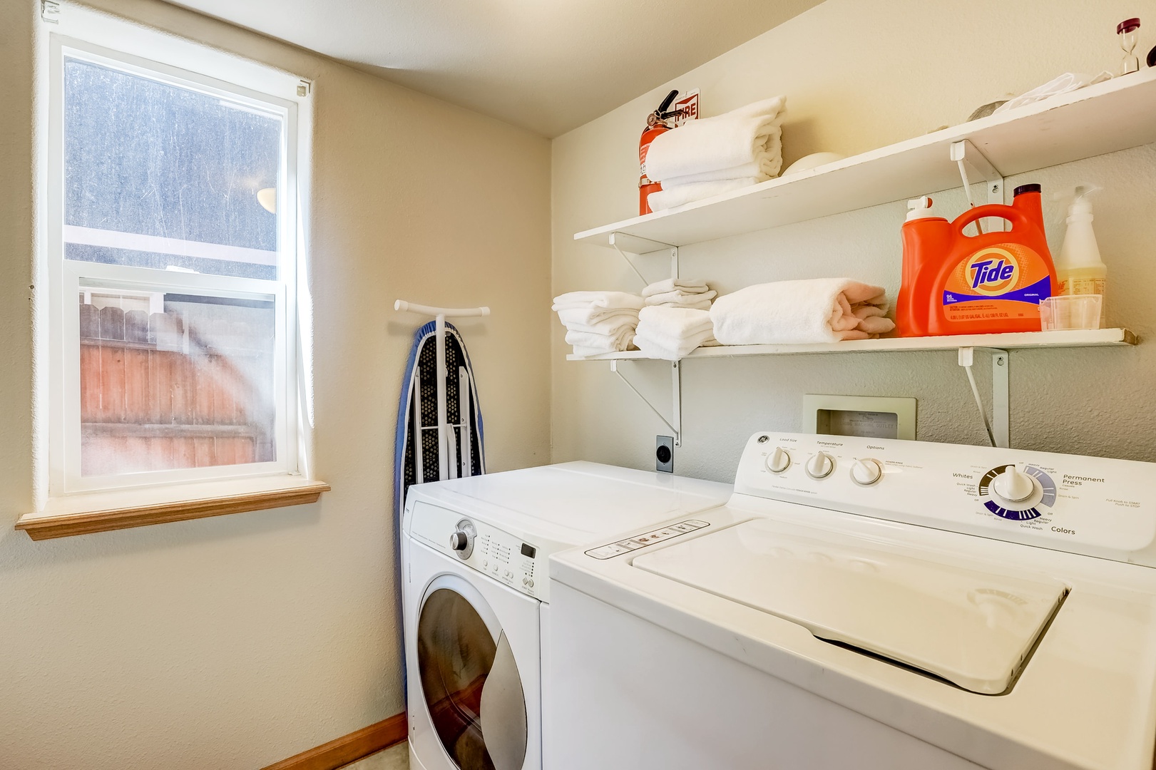 Washer and dryer in home
