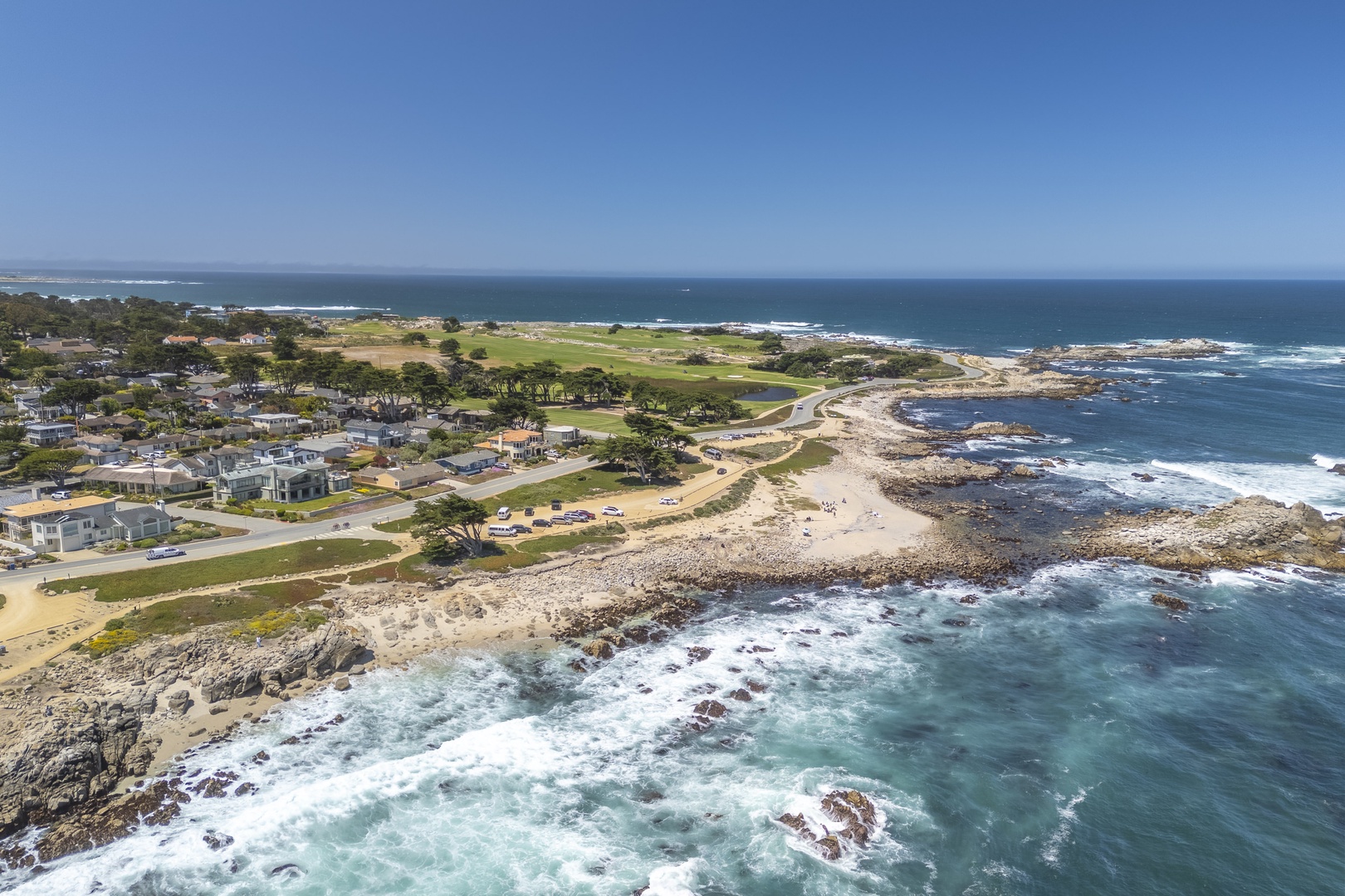 Walk or ride along Ocean View or even to golf