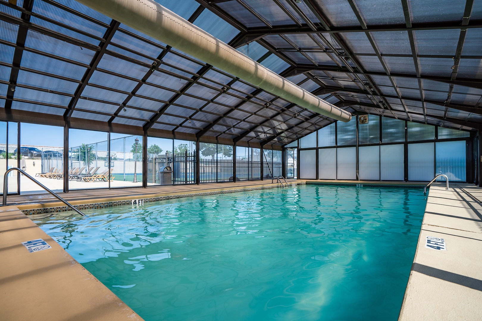 Heated indoor pool open year around!