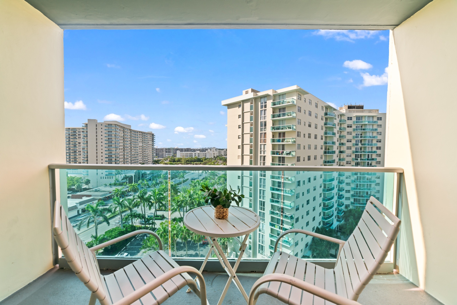 Relax on the balcony and take in the scenic pool views?