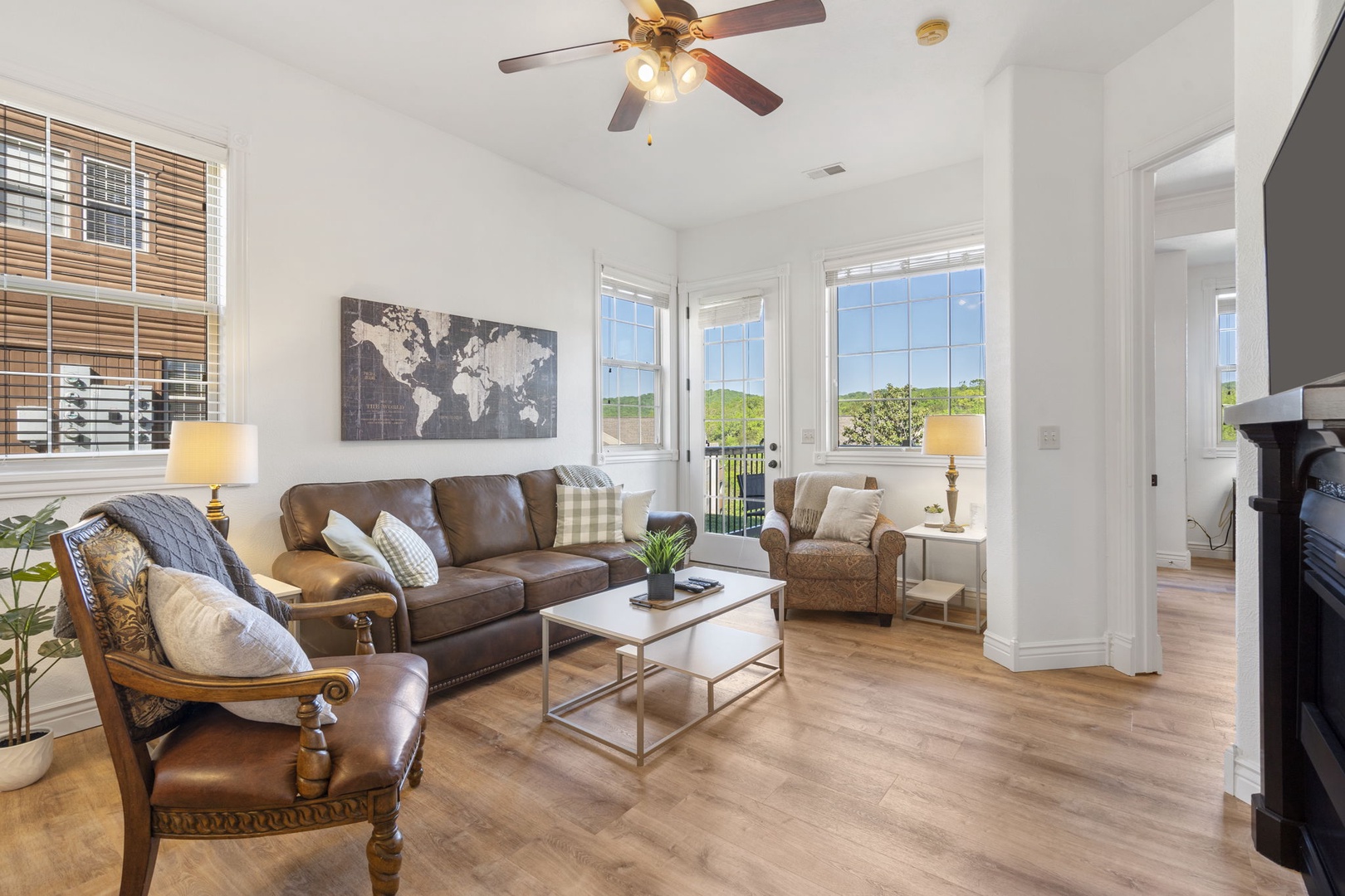 Living Room with Queen Sofa Bed