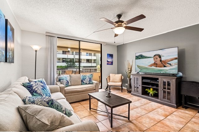 Living room grants you access to the outside lanai