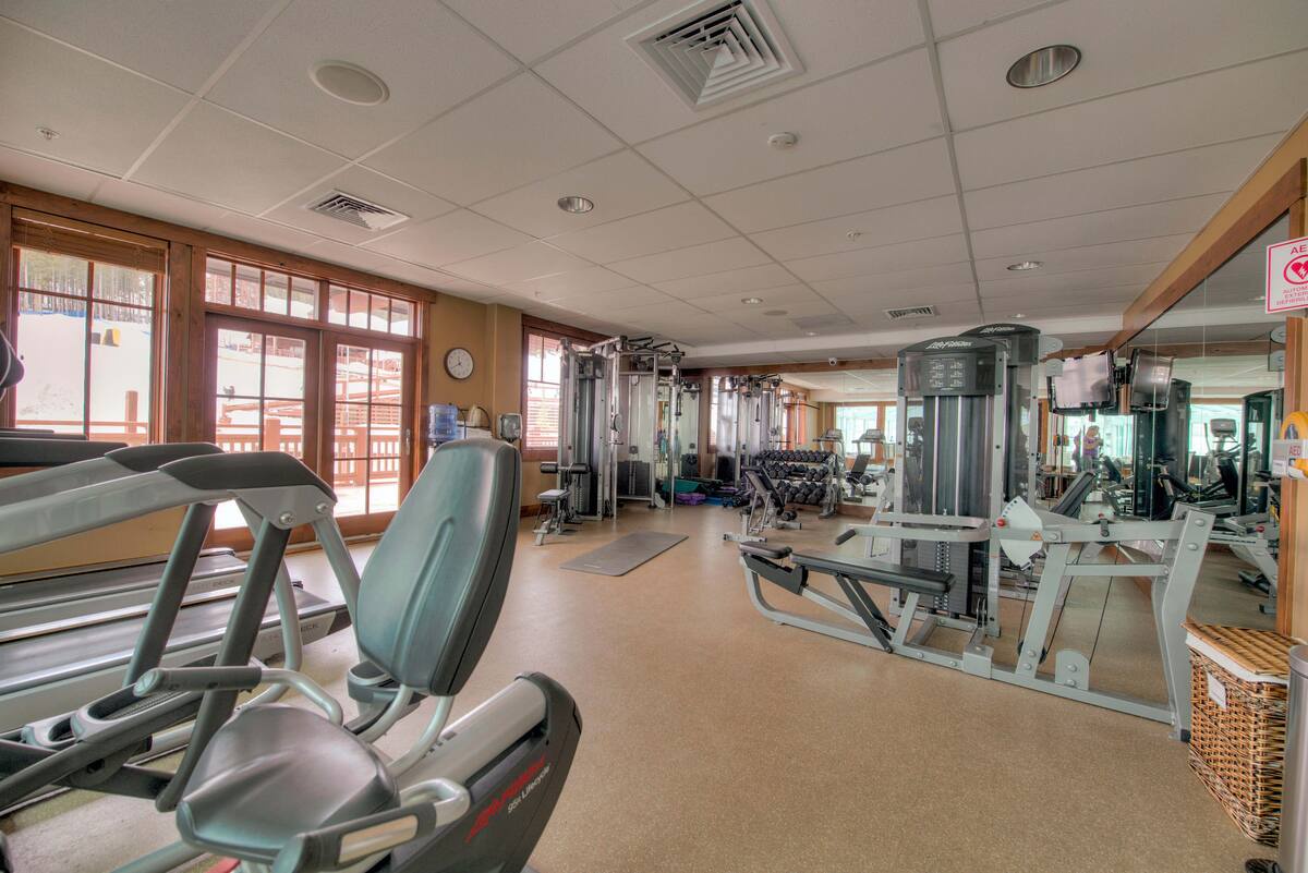 Condo complex fitness room