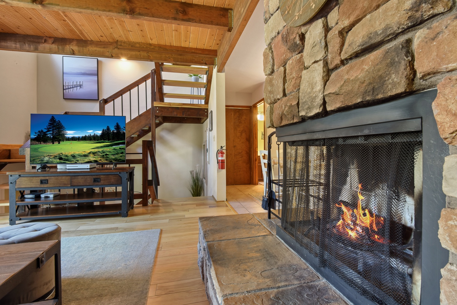 Curl up by the fire to enjoy all your favorite streaming entertainment