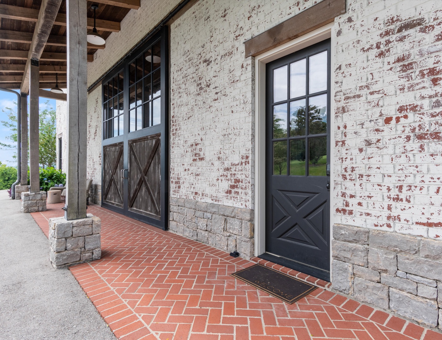 Entryway to cottage loft area