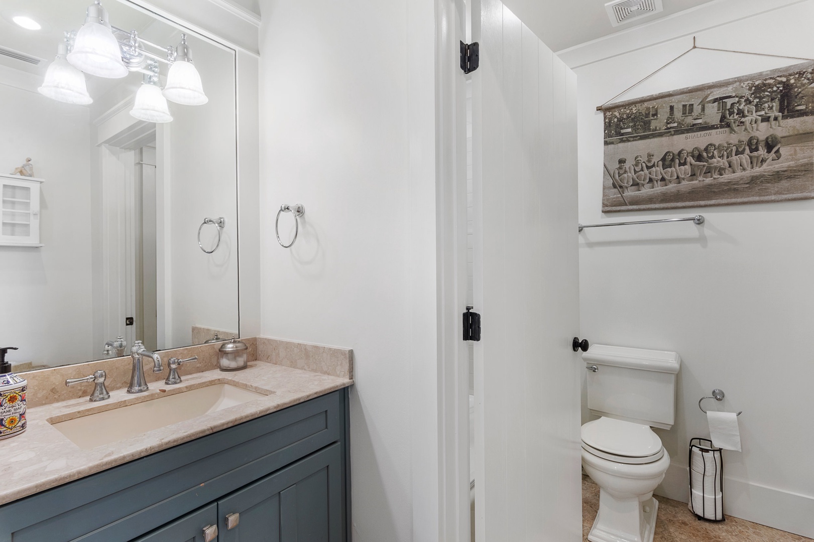Bathroom 1 Jack & Jill style between bedroom 1 & bedroom 2