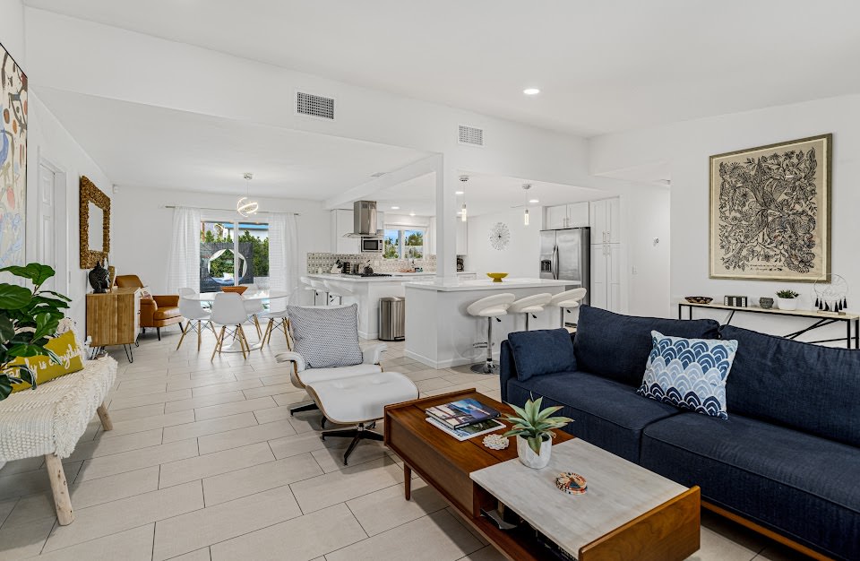 Open floor concept
